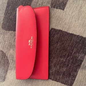 Coach Vibrant Red Women's Wallet